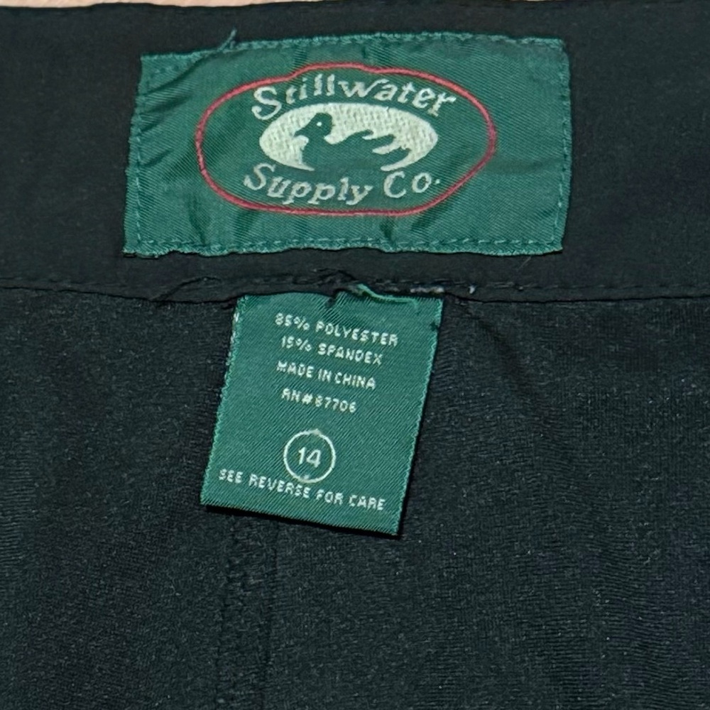 Stillwater Supply Co. Skort, Tennis, Golf, Walking, Biking, Black Skirt Size 14 - Picture 6 of 8